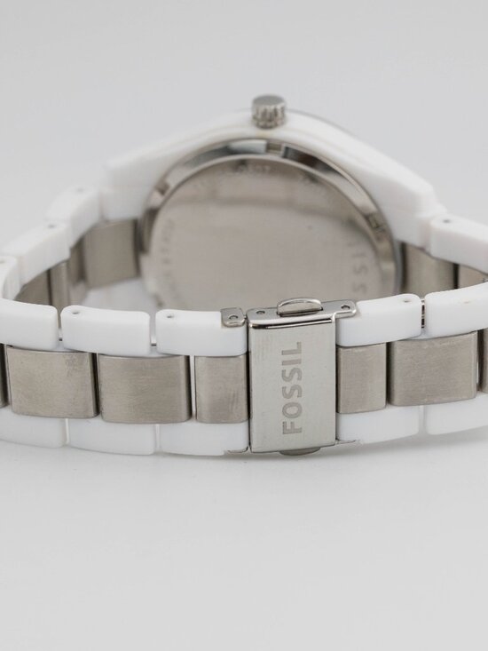 Fossil ES-2807 Crystal Bezel Quartz Analog Women\'s Watch New Battery main image 6